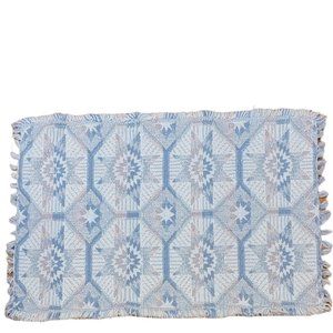 Reversible Southwestern Thick Woven Placemats with Fringe – Set of 4